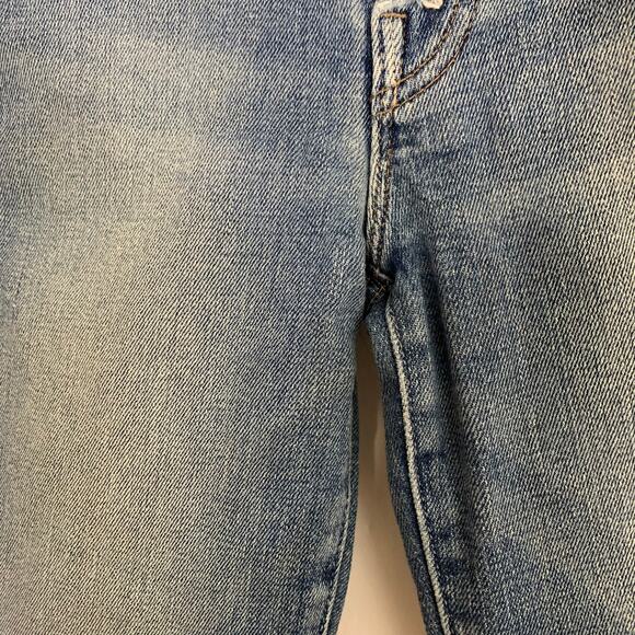 Mother The Fly Cut Stunner Ankle Fray In Night On A Shiny White Vespa Women’s 26 - Picture 11 of 16